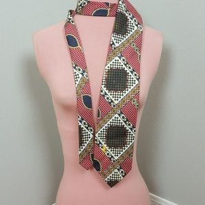 ●HOST PICK■VINTAGE 70 BRONZINI SILK SUPER WIDE TIE